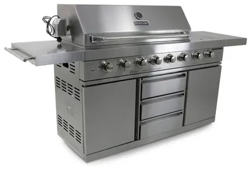 Stor rostfri gasolgrill New Orleans - Trädgård & spabad - Grillar & matlagning utomhus - Gasolgrill