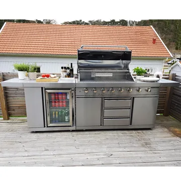 Stor rostfri gasolgrill New Orleans - Trädgård & spabad - Grillar & matlagning utomhus - Gasolgrill