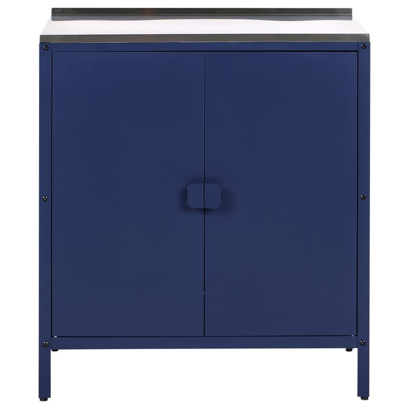 2-delat utekök med vask Vilama - Blå, Silver - Trädgård & spabad - Grillar & matlagning utomhus - Utekök - Färdiga utekök