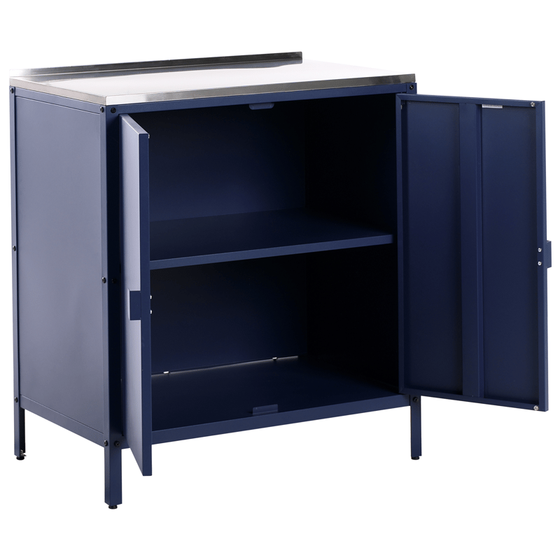 2-Delat Utekök Vilama Stål - Blå/Silver - Trädgård & spabad - Grillar & matlagning utomhus - Utekök - Färdiga utekök