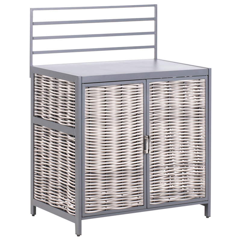 4-Delat Utekök med Vask Mirador Konstrotting - Grå/Beige - Trädgård & spabad - Grillar & matlagning utomhus - Utekök - Färdiga utekök