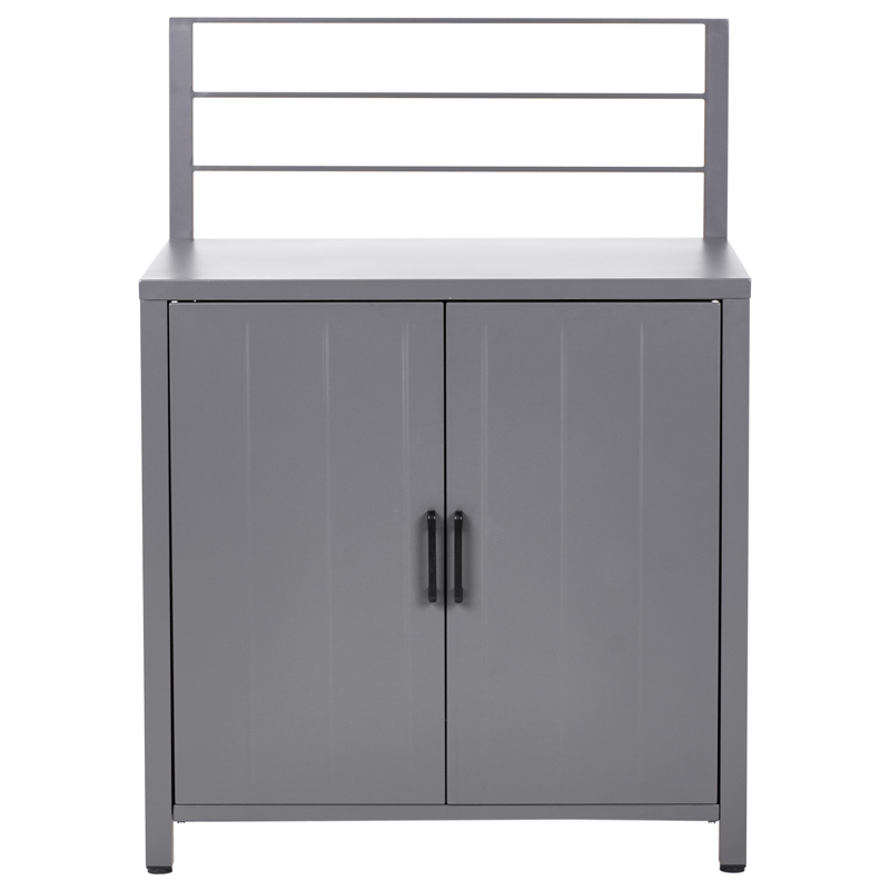 4-Delat Utekök med Vask Viggiano - Grå - Trädgård & spabad - Grillar & matlagning utomhus - Utekök - Färdiga utekök