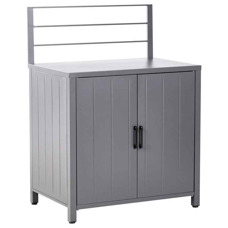 4-Delat Utekök med Vask Viggiano - Grå - Trädgård & spabad - Grillar & matlagning utomhus - Utekök - Färdiga utekök