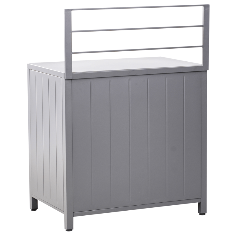 4-Delat Utekök med Vask Viggiano - Grå - Trädgård & spabad - Grillar & matlagning utomhus - Utekök - Färdiga utekök