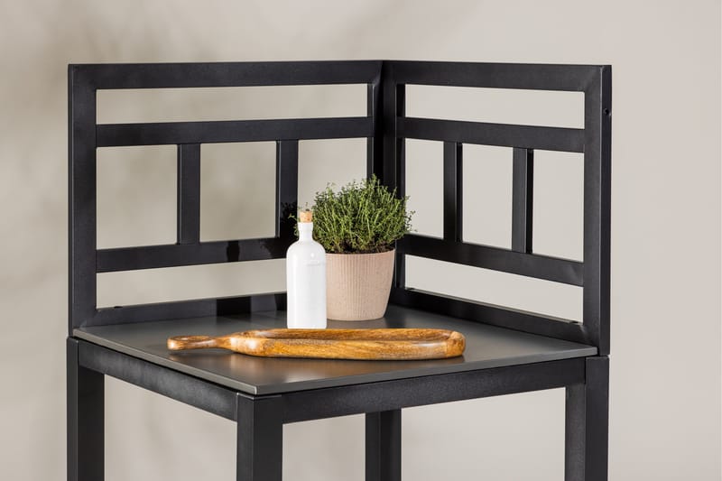 Alicante garden kitchen corner table black/fiber concrete - Svart - Trädgård & spabad - Grillar & matlagning utomhus - Utekök - Färdiga utekök