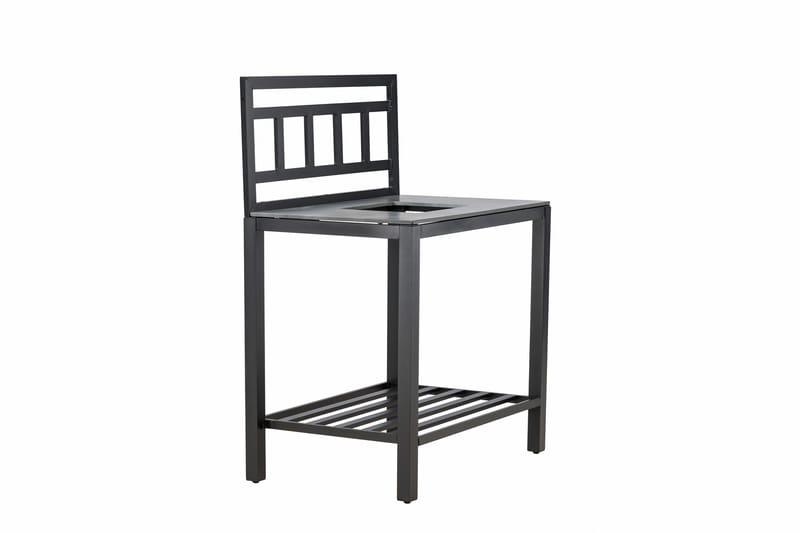 Alicante garden kitchen table with hole black/fiber concrete - Svart - Trädgård & spabad - Grillar & matlagning utomhus - Utekök - Färdiga utekök