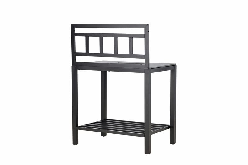 Alicante garden kitchen table with hole black/fiber concrete - Svart - Trädgård & spabad - Grillar & matlagning utomhus - Utekök - Färdiga utekök