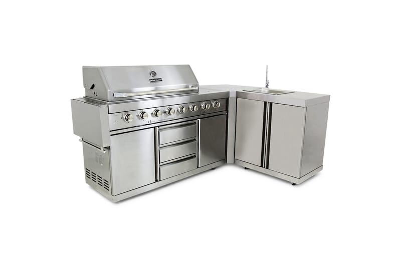 Diskho-modul till utekök Silver - Metalcraft - Trädgård & spabad - Grillar & matlagning utomhus - Utekök - Bygga utekök
