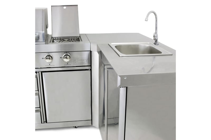 Hörnmodul till utekök Silver - Metalcraft - Trädgård & spabad - Grillar & matlagning utomhus - Utekök - Bygga utekök