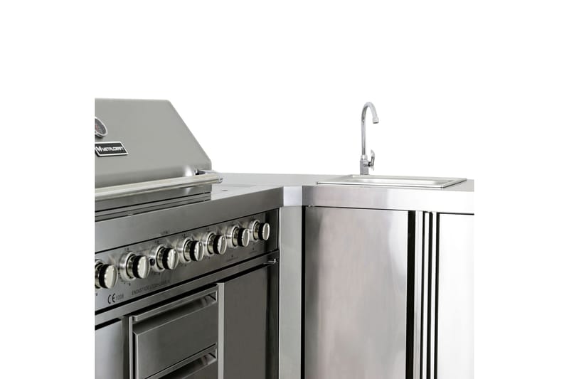 Hörnmodul till utekök Silver - Metalcraft - Trädgård & spabad - Grillar & matlagning utomhus - Utekök - Bygga utekök