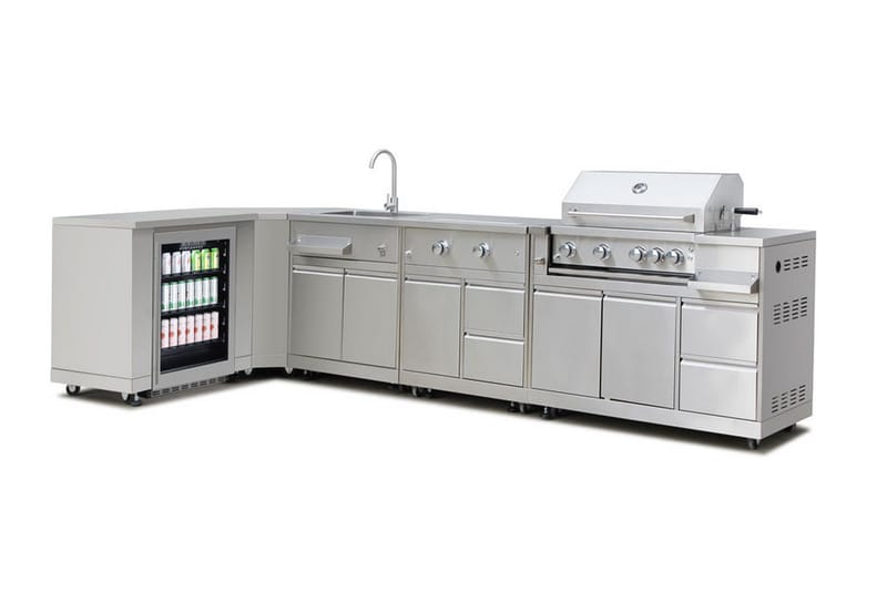 Inox Range - 430SS Stainless - Hörnmodul - Myoutdoorkitchen - Trädgård & spabad - Grillar & matlagning utomhus - Utekök - Bygga utekök