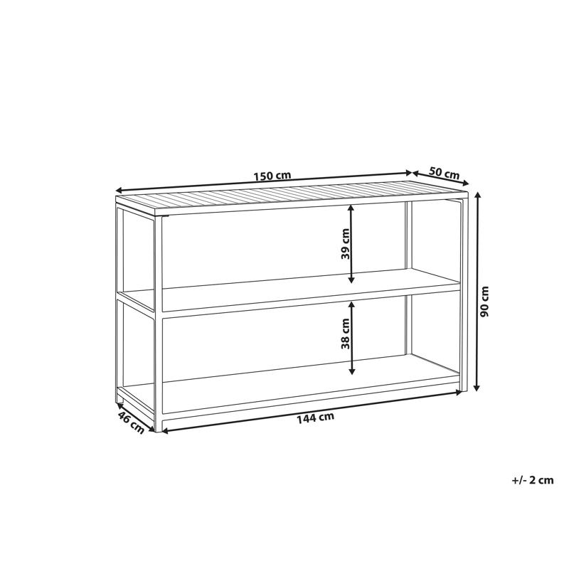 Köksö För Utomhusbruk Avetrana Stål - Vit/Brun - Trädgård & spabad - Grillar & matlagning utomhus - Utekök - Färdiga utekök