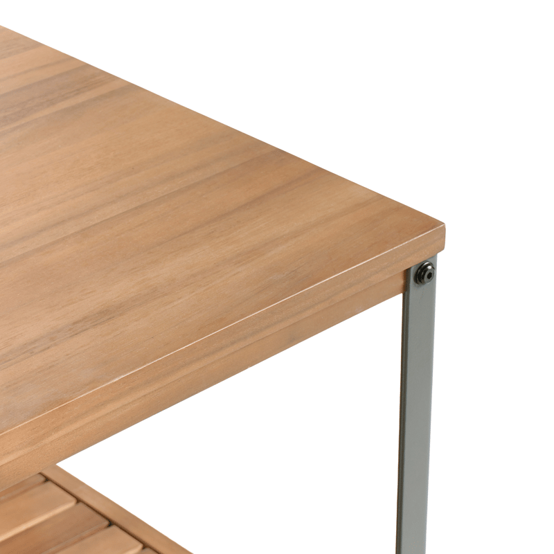 Köksö För Utomhusbruk Ivrea Akaciaträ - Brun/Grå - Trädgård & spabad - Grillar & matlagning utomhus - Utekök - Färdiga utekök