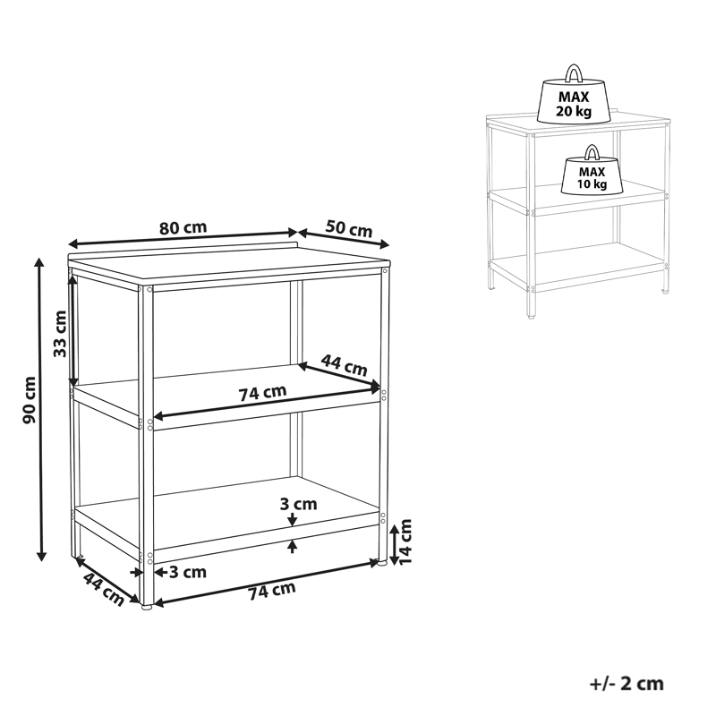 Köksö För Utomhusbruk Vilama - Röd/Silver - Trädgård & spabad - Grillar & matlagning utomhus - Utekök - Färdiga utekök