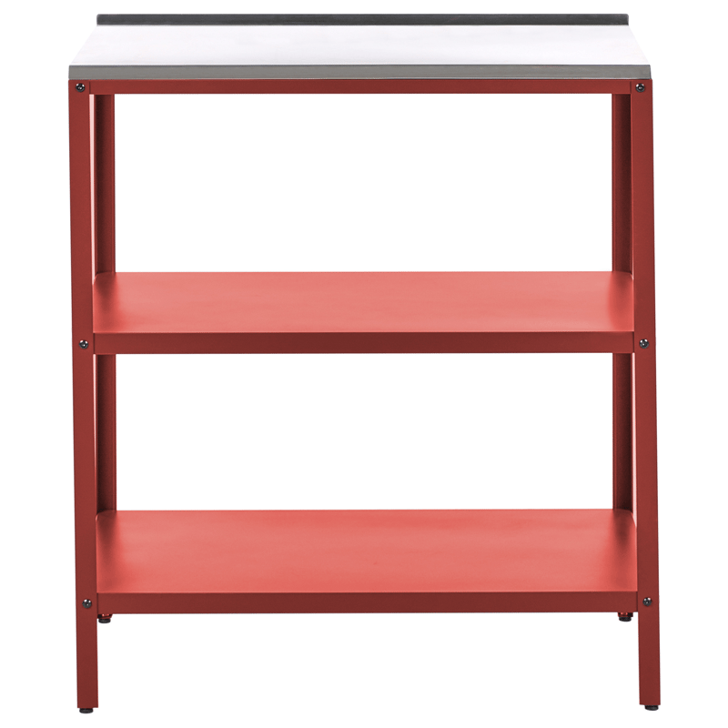 Köksö För Utomhusbruk Vilama - Röd/Silver - Trädgård & spabad - Grillar & matlagning utomhus - Utekök - Färdiga utekök