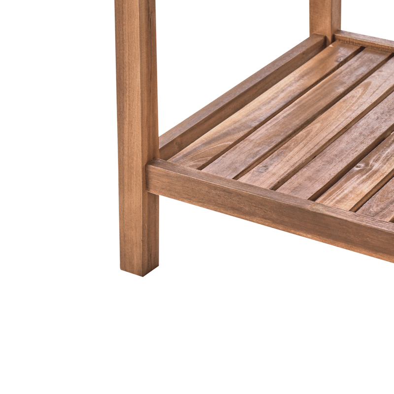 Köksö med Vask För Utomhusbruk Brucoli Akaciaträ - Brun/Grå/Silver - Trädgård & spabad - Grillar & matlagning utomhus - Utekök - Färdiga utekök