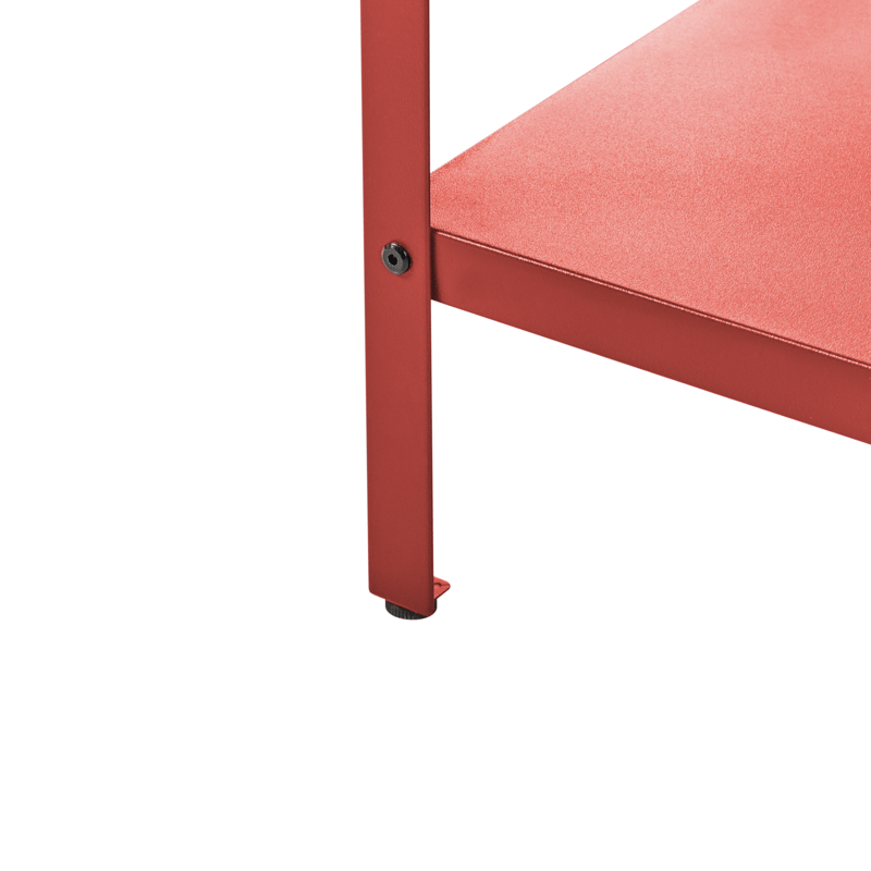 Köksö med Vask För Utomhusbruk Vilama - Röd/Silver - Trädgård & spabad - Grillar & matlagning utomhus - Utekök - Färdiga utekök