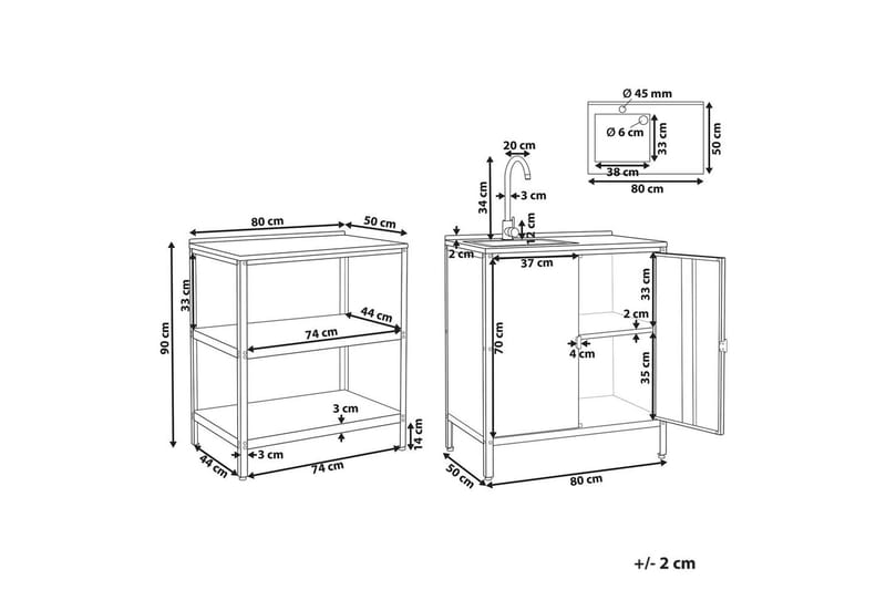 Köksö och skåp Vilama - Trädgård & spabad - Grillar & matlagning utomhus - Utekök - Bygga utekök