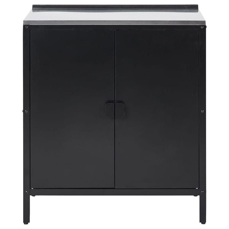 Kökskåp Vilama - Svart, Silver - Trädgård & spabad - Grillar & matlagning utomhus - Utekök - Färdiga utekök