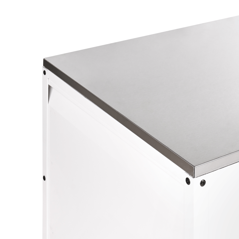 Köksskåp För Utomhusbruk Maenza - Vit/Silver - Trädgård & spabad - Grillar & matlagning utomhus - Utekök - Färdiga utekök