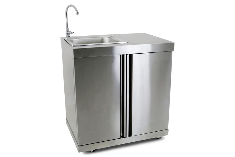 Miami Kylskåp till gasolgrill Silver - Metalcraft - Trädgård & spabad - Grillar & matlagning utomhus - Utekök - Färdiga utekök