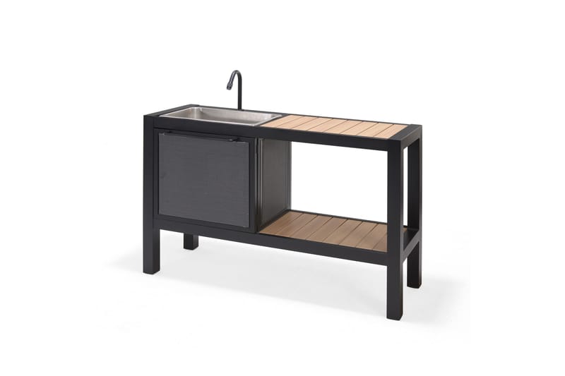 Panama Utekök utan grill 132x48 cm Svart - Lifestyle Garden - Trädgård & spabad - Grillar & matlagning utomhus - Utekök - Färdiga utekök