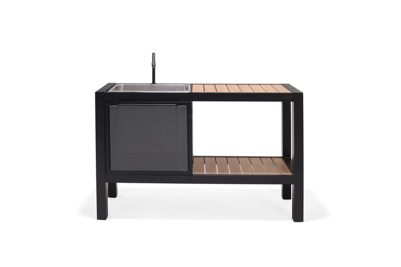 Panama Utekök utan grill 132x48 cm Svart - Lifestyle Garden - Trädgård & spabad - Grillar & matlagning utomhus - Utekök - Färdiga utekök