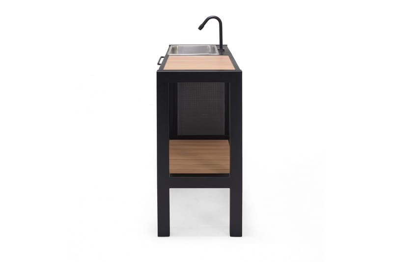 Panama Utekök utan grill 132x48 cm Svart - Lifestyle Garden - Trädgård & spabad - Grillar & matlagning utomhus - Utekök - Färdiga utekök