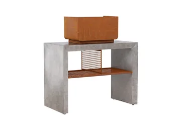 Velas Utekök m. Grill 120x60 cm - Ljusgrå - Trädgård & spabad - Grillar & matlagning utomhus - Utekök - Färdiga utekök