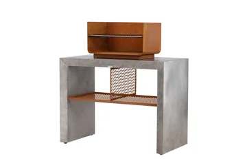 Velas Utekök m. Grill 120x60 cm - Ljusgrå - Trädgård & spabad - Grillar & matlagning utomhus - Utekök - Färdiga utekök