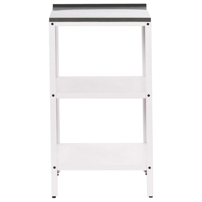 Liten köksö Vilama - Vit, Silver - Trädgård & spabad - Grillar & matlagning utomhus - Utekök - Färdiga utekök