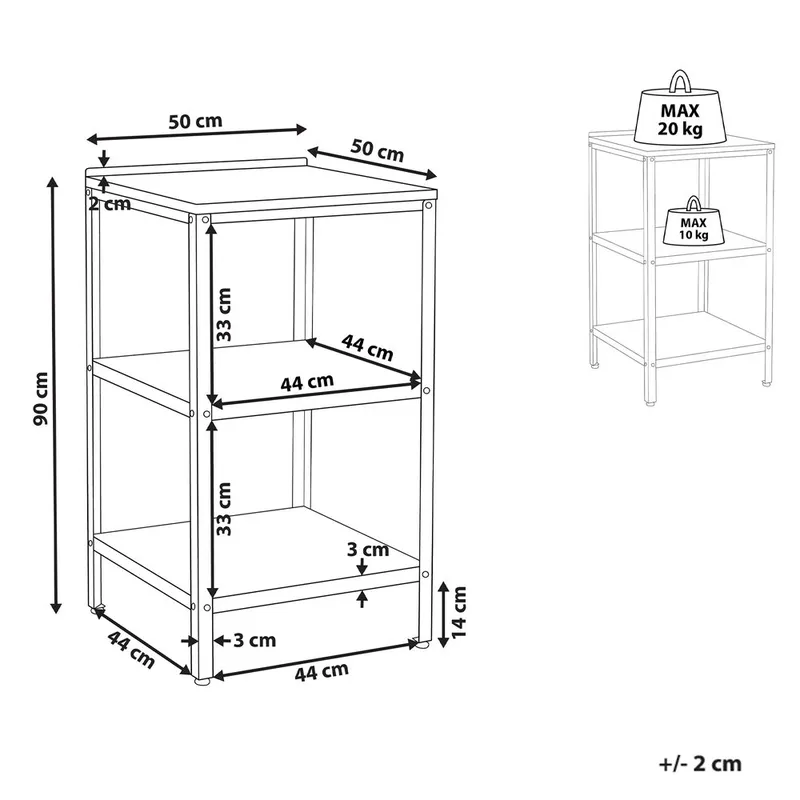 Liten köksö Vilama - Vit, Silver - Trädgård & spabad - Grillar & matlagning utomhus - Utekök - Färdiga utekök