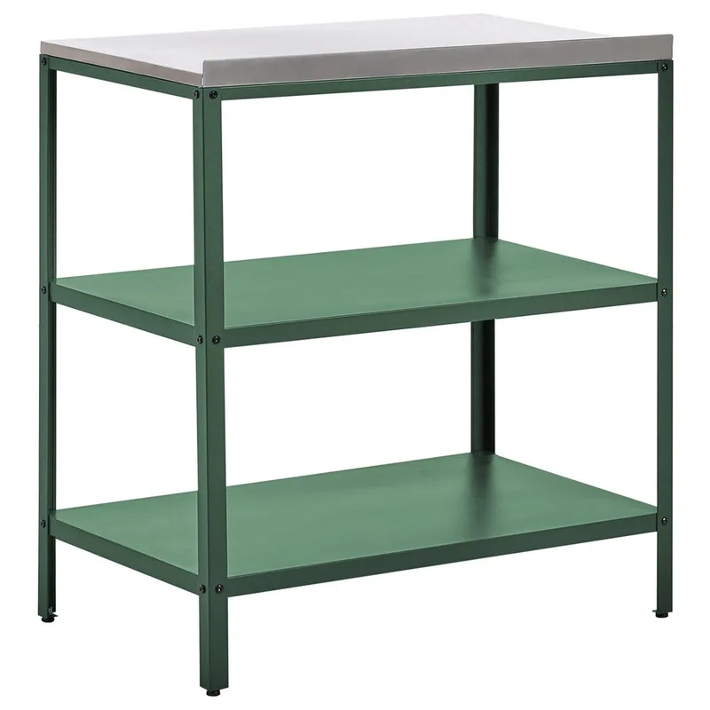 Stor köksö Vilama - Grön, Silver - Trädgård & spabad - Grillar & matlagning utomhus - Utekök - Färdiga utekök