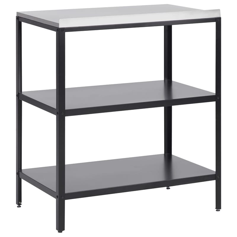 Stor köksö Vilama - Svart, Silver - Trädgård & spabad - Grillar & matlagning utomhus - Utekök - Färdiga utekök