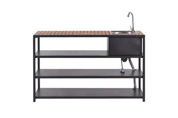 Trädgårdskök Avetrana 159x50x116 cm - 159x50x116 cm - Trädgård & spabad - Grillar & matlagning utomhus - Utekök - Bygga utekök