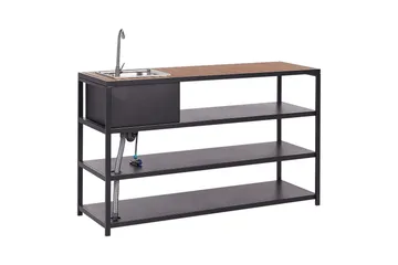 Trädgårdskök Avetrana 159x50x116 cm - 159x50x116 cm - Trädgård & spabad - Grillar & matlagning utomhus - Utekök - Bygga utekök