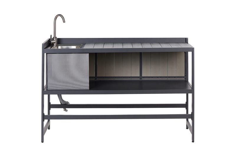 Trädgårdskök Ortisei Grå - Grå - Trädgård & spabad - Grillar & matlagning utomhus - Utekök - Färdiga utekök