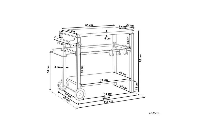 Trädgårdskök Staletti - Trädgård & spabad - Grillar & matlagning utomhus - Utekök - Färdiga utekök