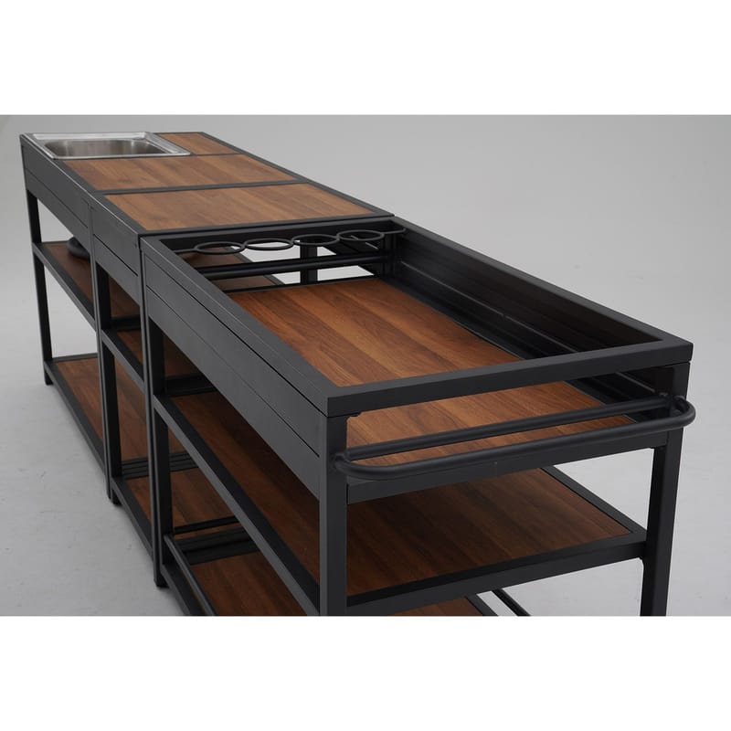 Utekök Boden - Grå - Trädgård & spabad - Grillar & matlagning utomhus - Utekök - Färdiga utekök