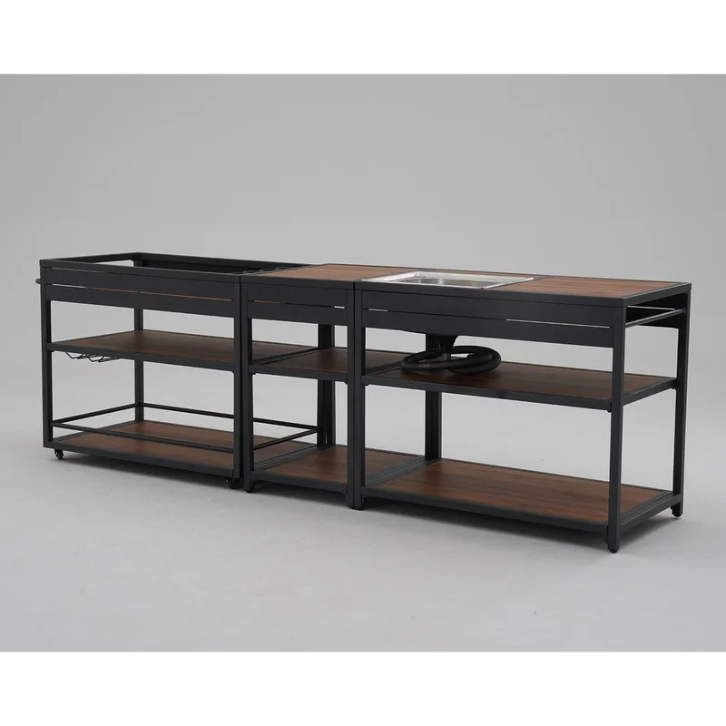 Utekök Boden - Grå - Trädgård & spabad - Grillar & matlagning utomhus - Utekök - Färdiga utekök