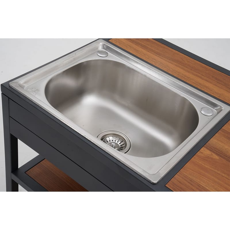 Uteköksmodul Boden 103x60x85 cm - Grå - Trädgård & spabad - Grillar & matlagning utomhus - Utekök - Färdiga utekök