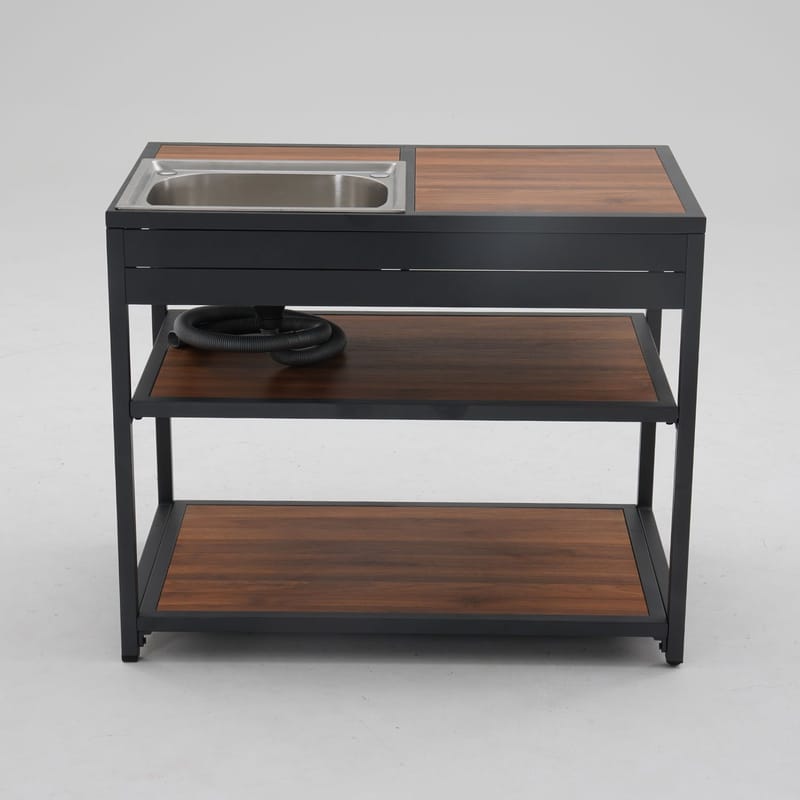 Uteköksmodul Boden 103x60x85 cm - Grå - Trädgård & spabad - Grillar & matlagning utomhus - Utekök - Färdiga utekök