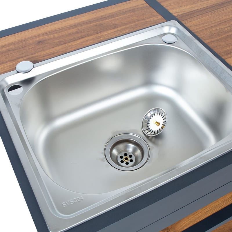 Uteköksmodul Boden 103x60x85 cm - Grå - Trädgård & spabad - Grillar & matlagning utomhus - Utekök - Färdiga utekök