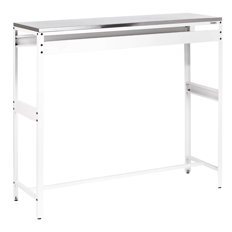 Uteköksset i 2 Delar med Barbord Maenza Stål - Vit/Svart - Trädgård & spabad - Grillar & matlagning utomhus - Utekök - Färdiga utekök