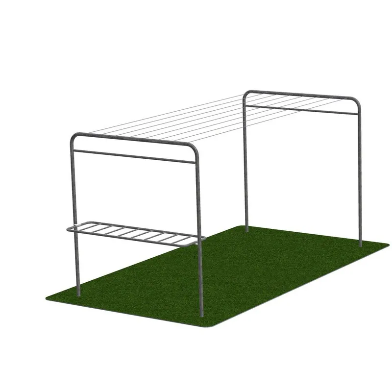 Kombinerad Pisk- och Torkställning Varax 110 Förzinkad, Förzinkad