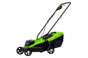 Fornorth Batteridriven Gräsklippare Gh1000E, 20V med Batteri och Laddare - Vit - Trädgård & spabad - Trädgårdsmaskiner - Gräsklippare