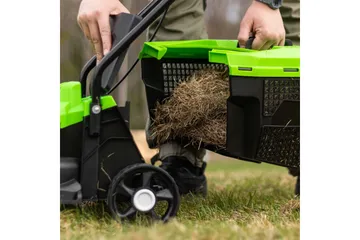 Fornorth Batteridriven Gräsklippare Gh1000E, 20V med Batteri och Laddare - Vit - Trädgård & spabad - Trädgårdsmaskiner - Gräsklippare