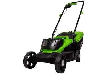 Fornorth Batteridriven Gräsklippare Gh1000E, 20V med Batteri och Laddare - Vit - Trädgård & spabad - Trädgårdsmaskiner - Gräsklippare