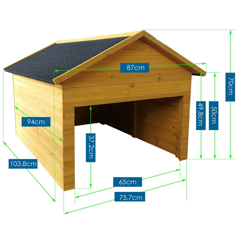 Hus/garage till robotgräsklippare - 104x86cm - Trädgård & spabad - Trädgårdsmaskiner - Gräsklippare - Robotgräsklippare