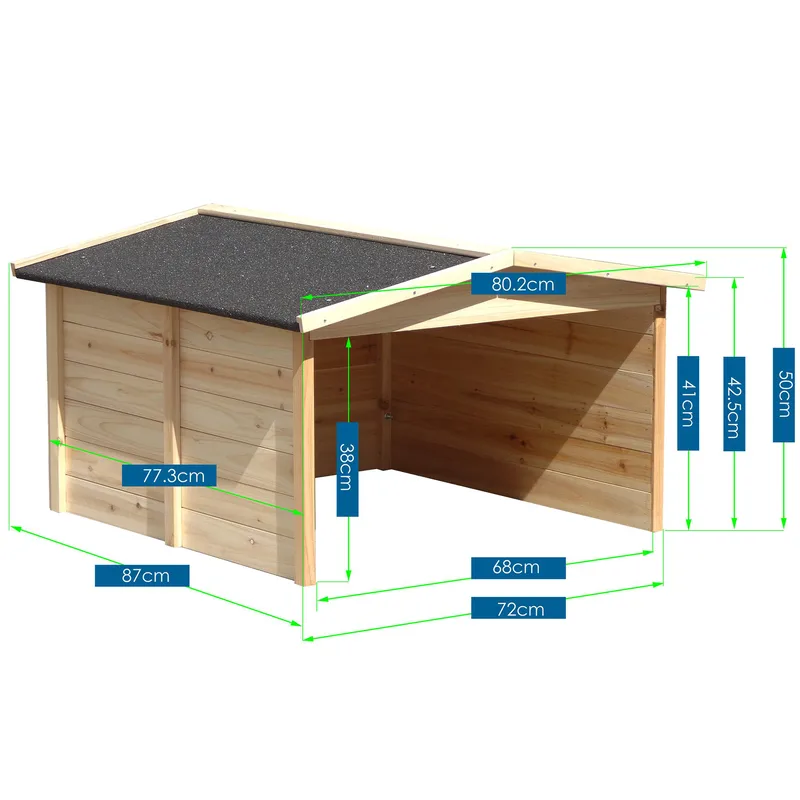 Hus/garage till robotgräsklippare - 87x80cm - Trädgård & spabad - Trädgårdsmaskiner - Gräsklippare - Robotgräsklippare